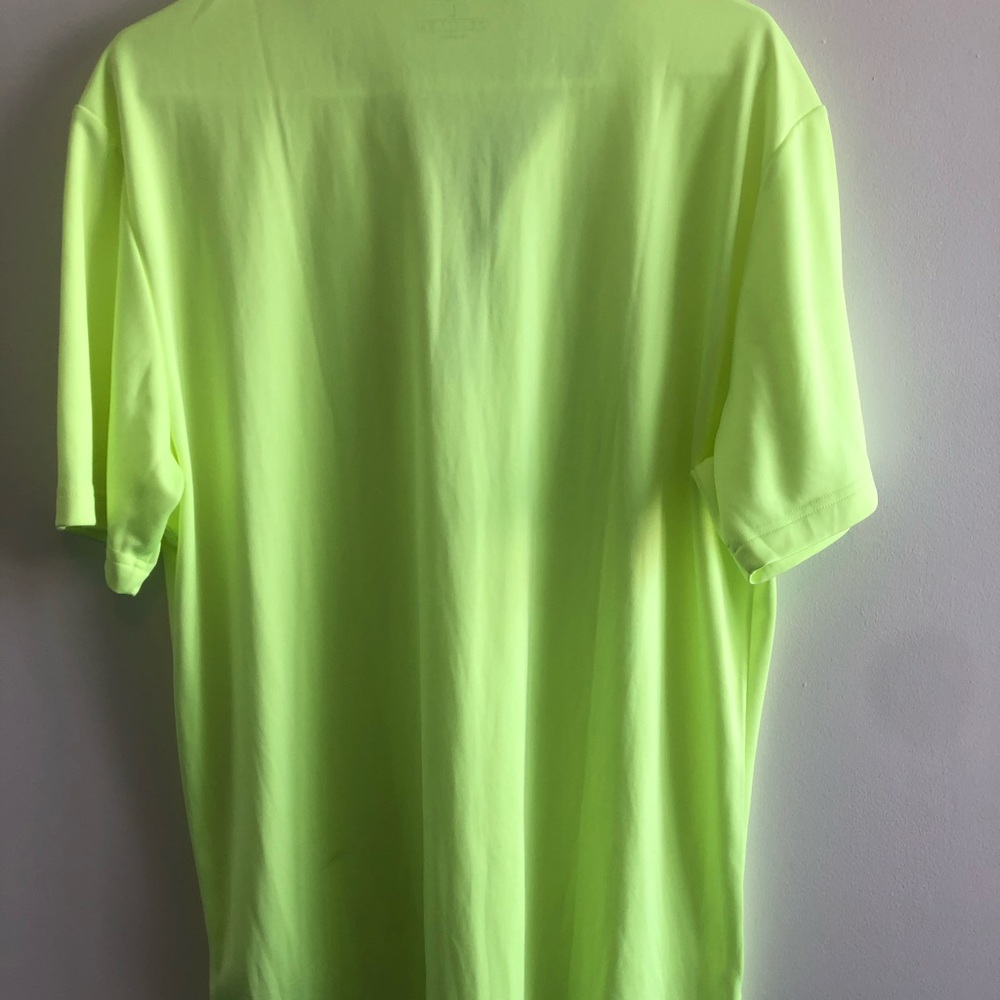NEW Adidas golf polo-Lime Neon Green-Large - Picture 2 of 3